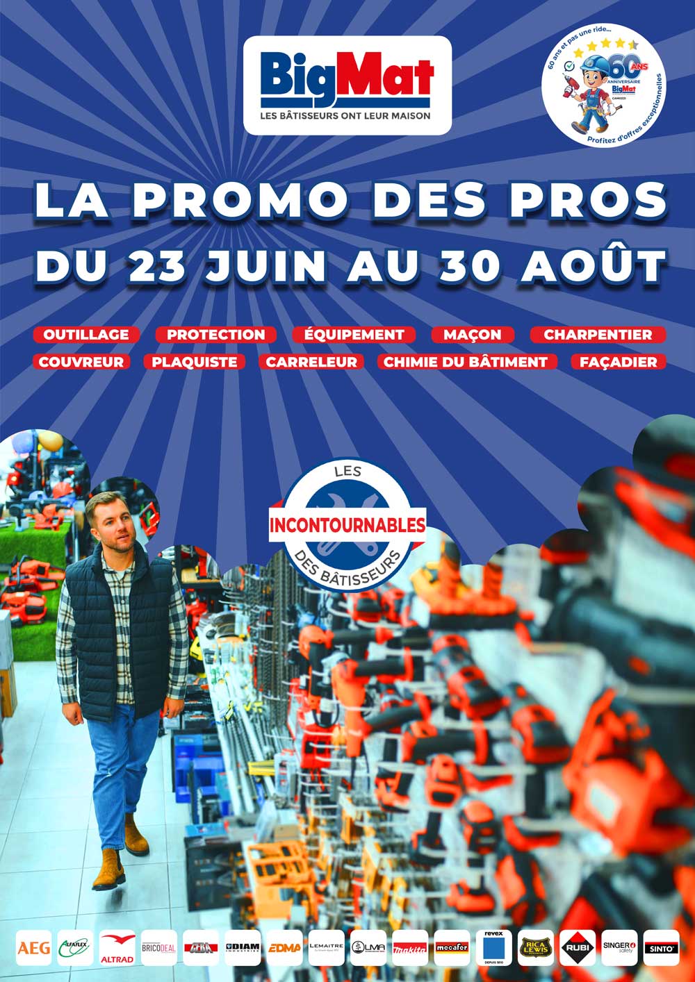 Pendant près de deux mois, c’est la fête des pros chez BigMat