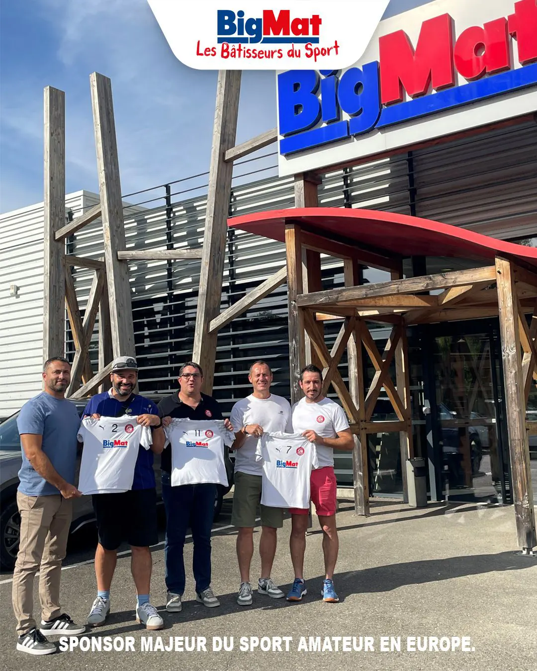 Quand le négoce soutient le sport local : BigMat Camozzi équipe la jeunesse du Lions Auch Handball Club